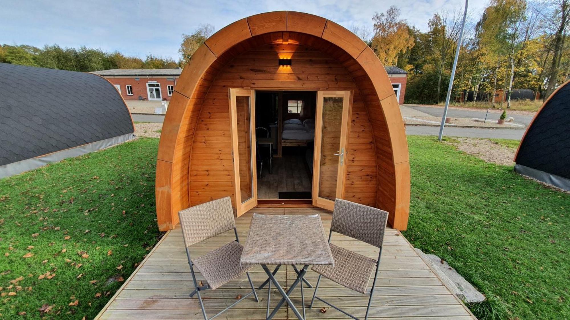05 Premium Camping Pod "Groede" Silberstedt Buitenkant foto